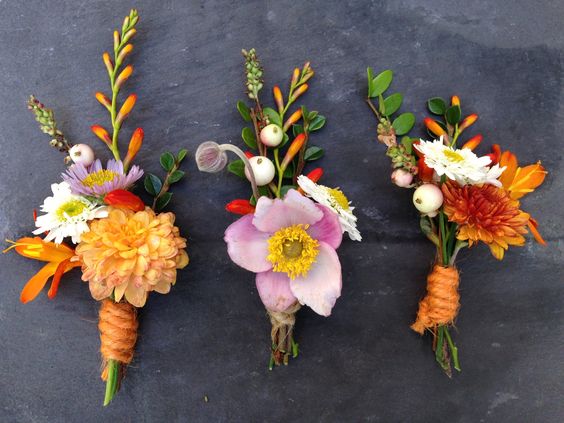 Funky Boutonniere